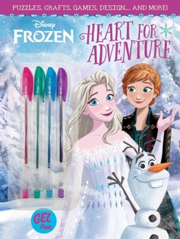 Paperback Disney Frozen: Heart for Adventure: With 4 Gel Pens Book