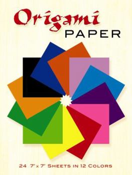 Loose Leaf Origami Paper: 24 7 X 7 Sheets in 12 Colors Book