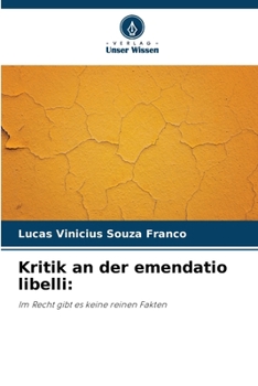 Paperback Kritik an der emendatio libelli [German] Book
