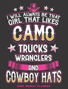 Rodeo 2020 Calendar Planner dated with to do notes: Appreciation dated calendar with to do list for cowgirls