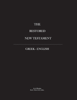 Paperback Restored New Testament: Greek - English Book