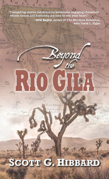 Paperback Beyond the Rio Gila [Large Print] Book