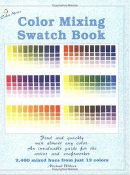 Paperback Color Mixing Swatch Book