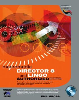 Paperback Director 8 and Lingo Authorized [With CDROM] Book