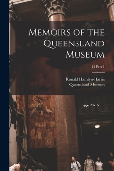 Paperback Memoirs of the Queensland Museum; 11 part 1 Book