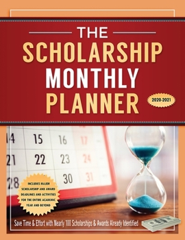 Paperback The Scholarship Monthly Planner 2020-2021 Book