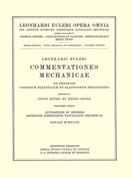 Hardcover Commentationes Mechanicae AD Theoriam Motus Punctorum Pertinentes 1st Part [Latin] Book