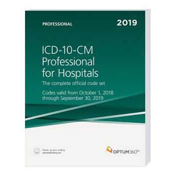 Paperback ICD-10-CM Professional for Hospitals 2019 Book