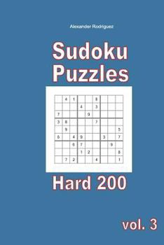 Paperback Sudoku Puzzles - Hard 200 vol. 3 Book