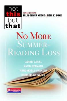 Paperback No More Summer-Reading Loss Book