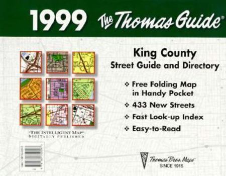 Paperback King County Street Guide and Directory 1999: The Thomas Guide Book