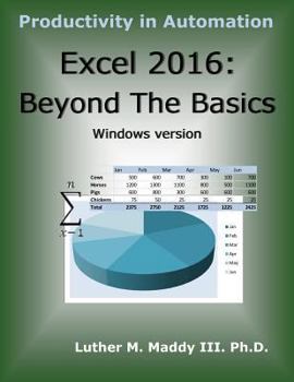 Paperback Excel 2016: Beyond the Basics Book