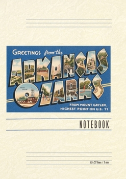 Paperback Vintage Lined Notebook Greetings from the Arkansas Ozarks Book