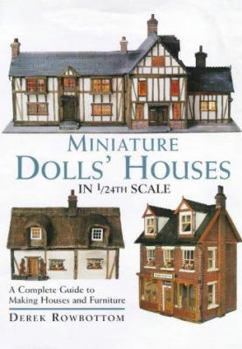 Hardcover Miniature Dolls' Houses in 1/24th Scale Book