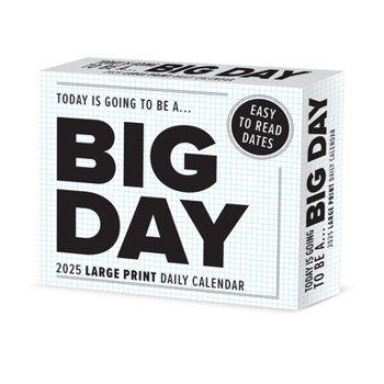 Calendar Big Day 2025 6.2 X 5.4 Box Calendar Book