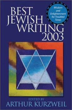 Paperback Best Jewish Writing 2003 Book