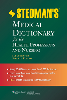 Hardcover Stedman's Medical Dictionary for the Health Professions and Nursing Book
