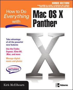 Paperback How to Do Everything with Mac OS X Panther Book