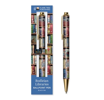 Misc. Bodleian Libraries: Hobbies & Pastimes Bookshelves Boxed Decorative Ballpoint Pen Book