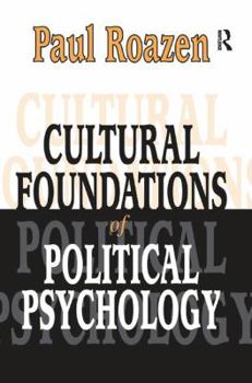 Paperback Cultural Foundations of Political Psychology Book