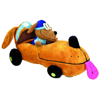 Misc. Dog Man's Dogmobile Plush: 10 Book