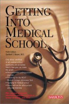 Paperback Getting Into Medical School Book