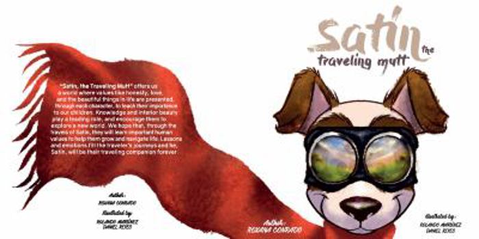 Paperback Satin, the traveling mutt. Book