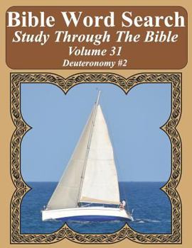 Paperback Bible Word Search Study Through The Bible: Volume 31 Deuteronomy #2 [Large Print] Book