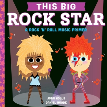 Board book This Big Rock Star: A Rock 'n' Roll Music Primer Book