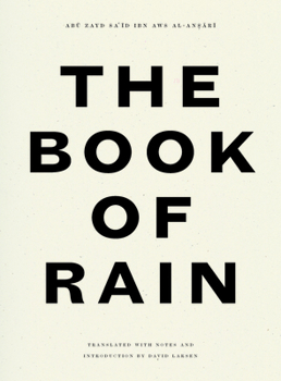 Paperback The Book of Rain Book