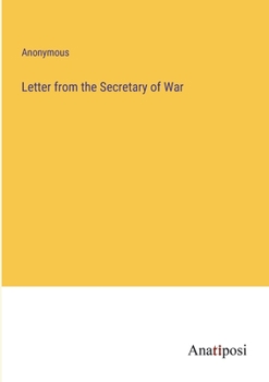 Paperback Letter from the Secretary of War Book