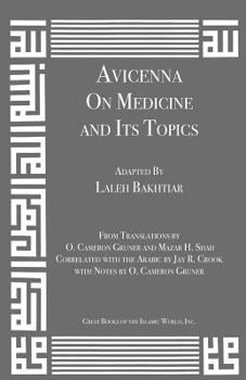 Paperback Avicenna on Medicine and Its Topics Book