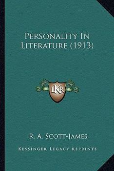 Paperback Personality In Literature (1913) Book