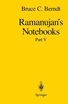 Paperback Ramanujan's Notebooks: Part V Book