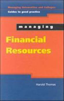 Paperback Managing Financial Resources Book