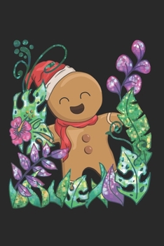 Christmas Gingerbread Man Jungle Notebook: Graph Paper Journal 6x9 - 120 Pages