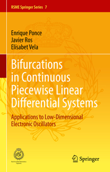 Hardcover Bifurcations in Continuous Piecewise Linear Differential Systems: Applications to Low-Dimensional Electronic Oscillators Book