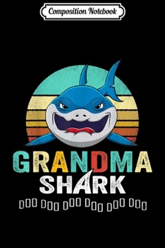 Paperback Composition Notebook: Grandma Shark Doo Doo Journal/Notebook Blank Lined Ruled 6x9 100 Pages Book