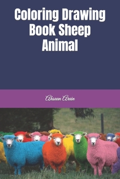 Paperback Coloring Drawing Book Sheep Animal Book