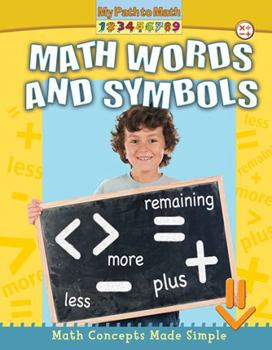 Paperback Math Words and Symbols Book