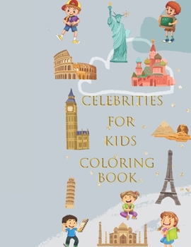 Paperback celebrities for kids coloring book: : 100 Pages. Book