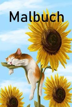 Paperback Malbuch: Katzen Malbuch für Kinder mit 50 verschiedenen Katzen / DIN A5 [German] Book