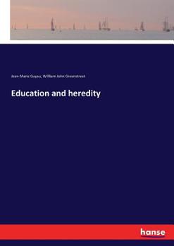 Paperback Education and heredity Book
