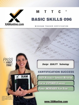 Paperback Mttc Basic Skills 96 Teacher Certification Test Prep Study Guide Book