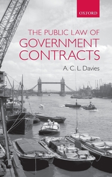 Hardcover The Public Law of Government Contracts Book