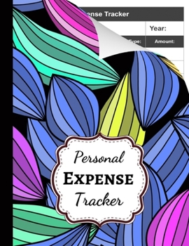 Paperback Personal Expense Tracker: Monthly Budget Planner Organizer / Ledger Book Worksheets / Budgeting Workbook Book