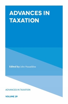 Hardcover Advances in Taxation Book