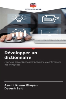 Paperback Développer un dictionnaire [French] Book
