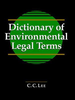 Hardcover Dictionary of Environmental Legal Terms Book