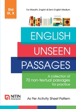 Paperback English Unseen Passages [Marathi] Book